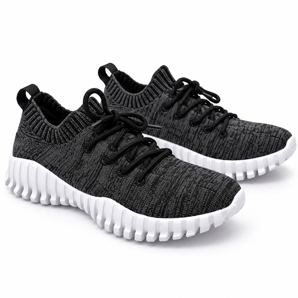 Bernie Mev Gravity Sneakers Women 36 5 Grey Knit Stretch Platform Lug Sole Shors